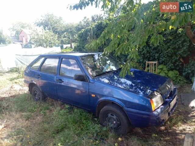 Синий ВАЗ 2109, объемом двигателя 1.5 л и пробегом 80 тыс. км за 1400 $, фото 1 на Automoto.ua