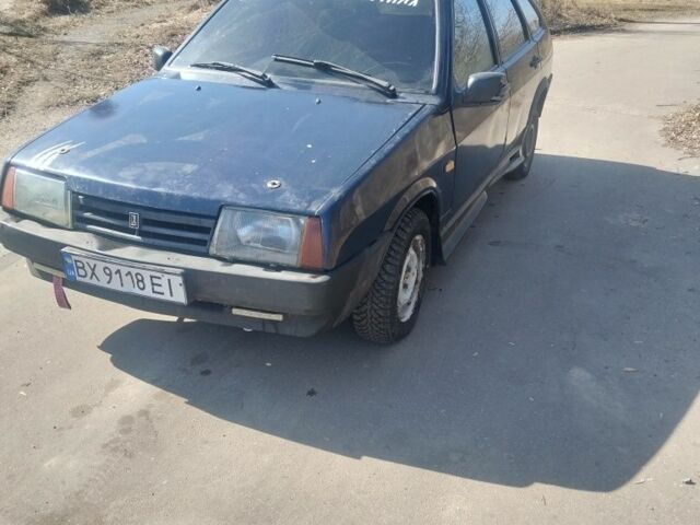 Синий ВАЗ 2109, объемом двигателя 0 л и пробегом 100 тыс. км за 362 $, фото 1 на Automoto.ua