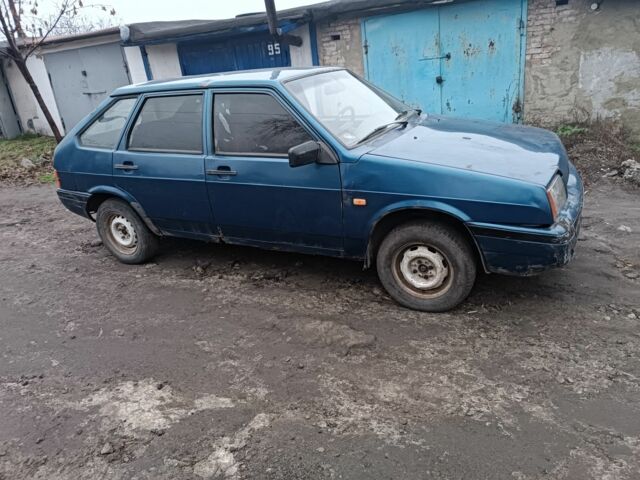 Синий ВАЗ 2109, объемом двигателя 1.5 л и пробегом 2 тыс. км за 426 $, фото 1 на Automoto.ua