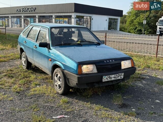 Синій ВАЗ 2109, об'ємом двигуна 1.5 л та пробігом 230 тис. км за 600 $, фото 1 на Automoto.ua