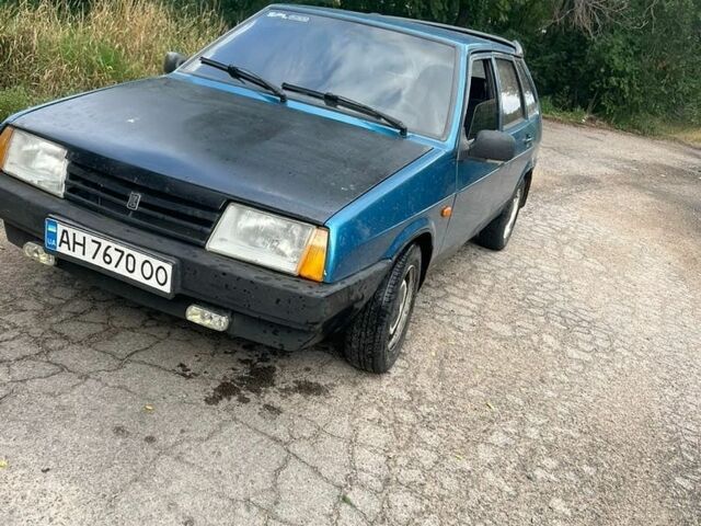 Синий ВАЗ 2109, объемом двигателя 1.5 л и пробегом 80 тыс. км за 850 $, фото 1 на Automoto.ua