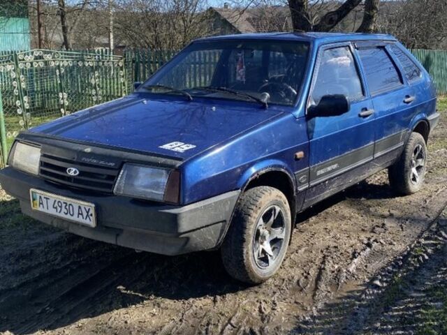 Синий ВАЗ 2109, объемом двигателя 1 л и пробегом 89 тыс. км за 1100 $, фото 1 на Automoto.ua