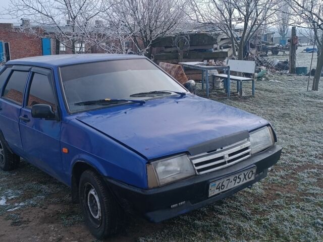 Синий ВАЗ 2109, объемом двигателя 1.5 л и пробегом 200 тыс. км за 531 $, фото 1 на Automoto.ua