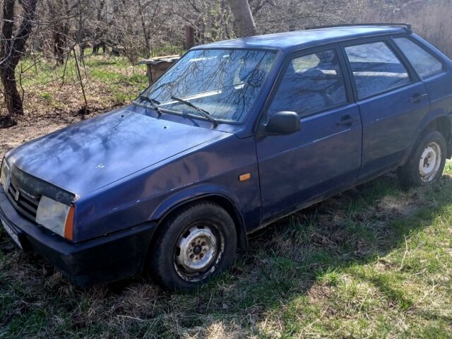 Синий ВАЗ 2109, объемом двигателя 1.5 л и пробегом 220 тыс. км за 500 $, фото 1 на Automoto.ua