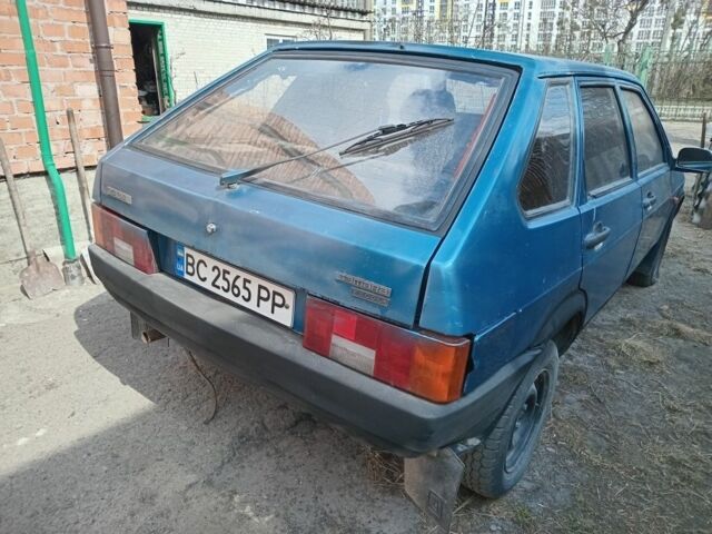 Синий ВАЗ 2109, объемом двигателя 1.5 л и пробегом 156 тыс. км за 550 $, фото 1 на Automoto.ua