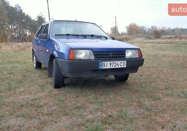 Синій ВАЗ 2109, об'ємом двигуна 1.5 л та пробігом 200 тис. км за 1200 $, фото 1 на Automoto.ua