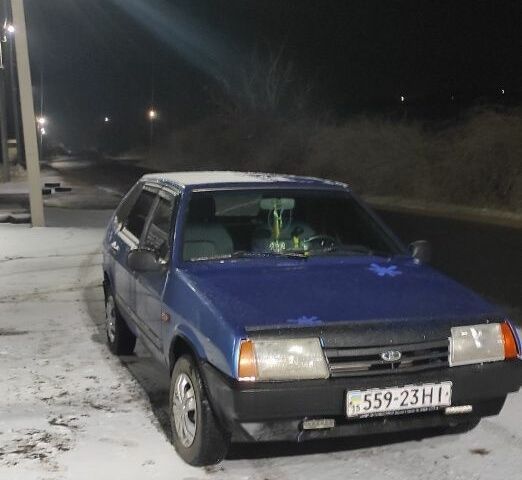Синий ВАЗ 2109, объемом двигателя 1 л и пробегом 22 тыс. км за 1241 $, фото 1 на Automoto.ua