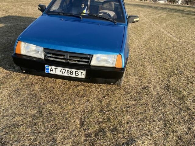Синий ВАЗ 2109, объемом двигателя 1.5 л и пробегом 99 тыс. км за 1000 $, фото 1 на Automoto.ua