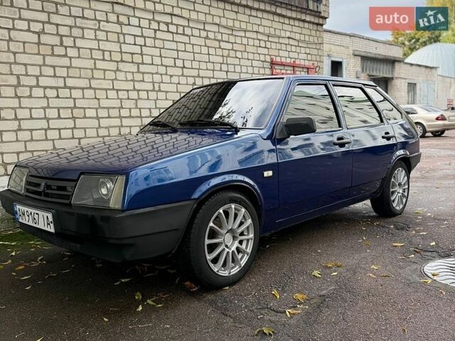 Синий ВАЗ 2109, объемом двигателя 1.5 л и пробегом 265 тыс. км за 2400 $, фото 1 на Automoto.ua