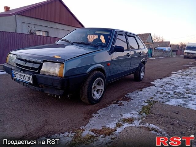 Синий ВАЗ 2109, объемом двигателя 1.5 л и пробегом 100 тыс. км за 1250 $, фото 1 на Automoto.ua