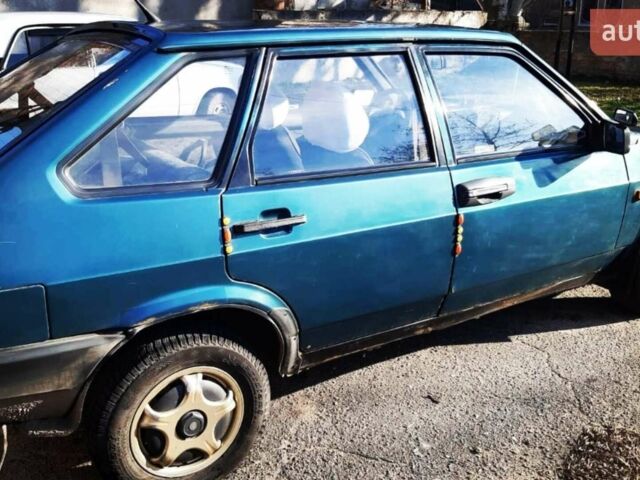 Синій ВАЗ 2109, об'ємом двигуна 1.5 л та пробігом 220 тис. км за 1400 $, фото 1 на Automoto.ua
