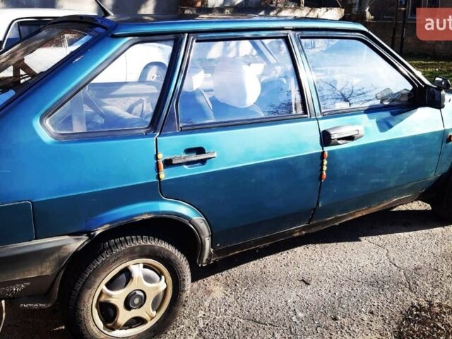 Синій ВАЗ 2109, об'ємом двигуна 1.5 л та пробігом 220 тис. км за 1400 $, фото 1 на Automoto.ua