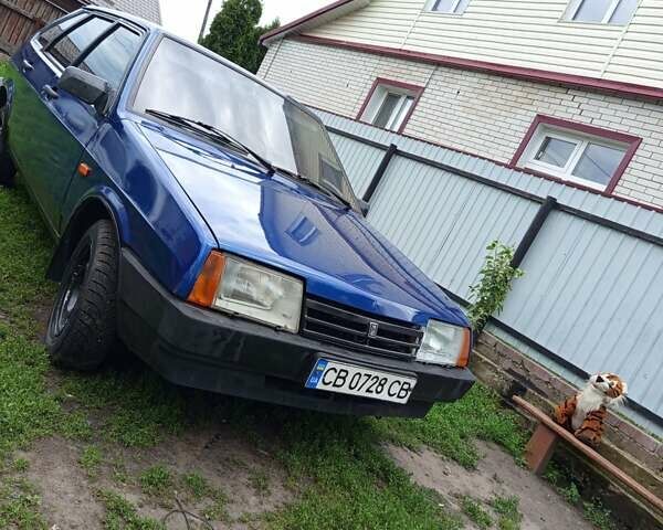 Синій ВАЗ 2109, об'ємом двигуна 1.5 л та пробігом 70 тис. км за 1400 $, фото 1 на Automoto.ua