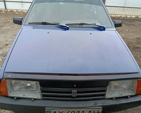 Синий ВАЗ 2109, объемом двигателя 1.5 л и пробегом 186 тыс. км за 1600 $, фото 1 на Automoto.ua