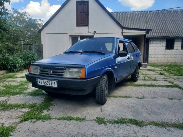 Синій ВАЗ 2109, об'ємом двигуна 1.5 л та пробігом 200 тис. км за 650 $, фото 1 на Automoto.ua