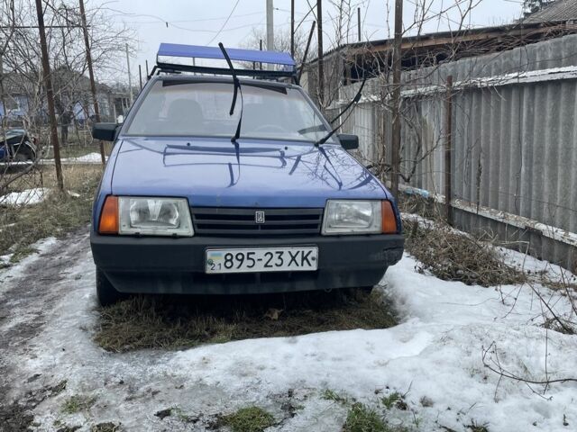 Синій ВАЗ 2109, об'ємом двигуна 1.5 л та пробігом 165 тис. км за 1300 $, фото 1 на Automoto.ua