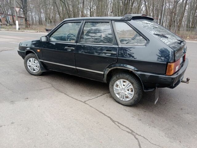 Синий ВАЗ 2109, объемом двигателя 1 л и пробегом 230 тыс. км за 1550 $, фото 1 на Automoto.ua