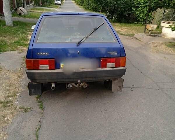 Синий ВАЗ 2109, объемом двигателя 1.5 л и пробегом 220 тыс. км за 1500 $, фото 1 на Automoto.ua