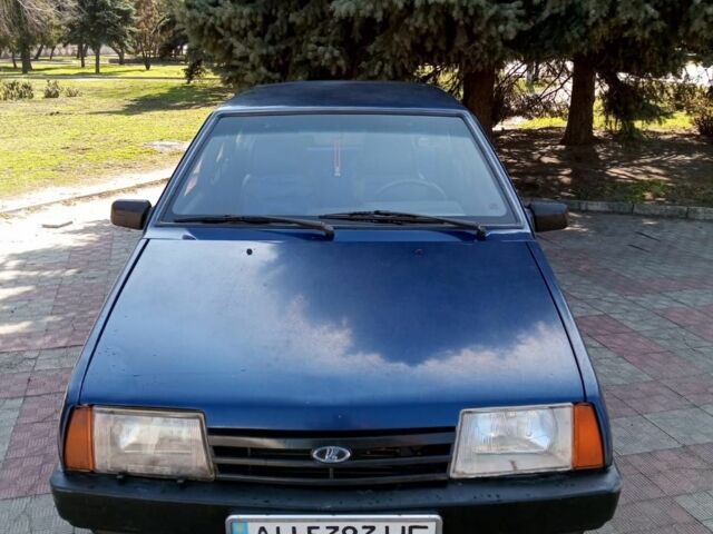 Синий ВАЗ 2109, объемом двигателя 1.5 л и пробегом 80 тыс. км за 880 $, фото 1 на Automoto.ua