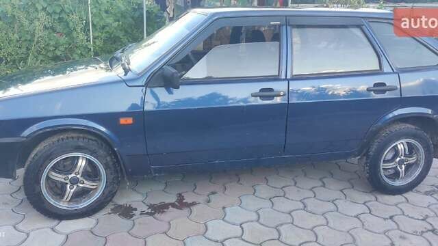 Синий ВАЗ 2109, объемом двигателя 1.5 л и пробегом 106 тыс. км за 1550 $, фото 1 на Automoto.ua
