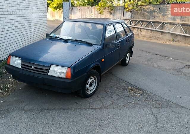 Синий ВАЗ 2109, объемом двигателя 1.5 л и пробегом 130 тыс. км за 1500 $, фото 1 на Automoto.ua
