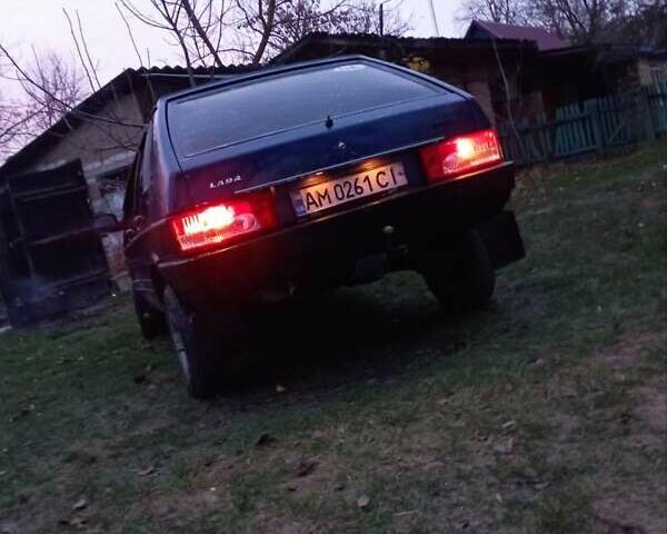 Синий ВАЗ 2109, объемом двигателя 1.5 л и пробегом 400 тыс. км за 2100 $, фото 1 на Automoto.ua