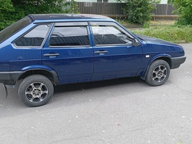 Синий ВАЗ 2109, объемом двигателя 1.5 л и пробегом 458 тыс. км за 1500 $, фото 1 на Automoto.ua