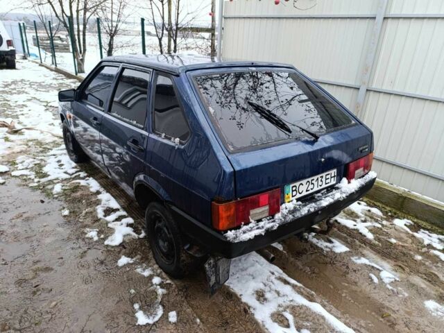 Синій ВАЗ 2109, об'ємом двигуна 1.5 л та пробігом 150 тис. км за 450 $, фото 1 на Automoto.ua
