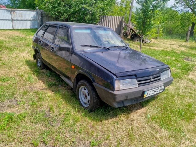 Синий ВАЗ 2109, объемом двигателя 1.5 л и пробегом 230 тыс. км за 600 $, фото 1 на Automoto.ua