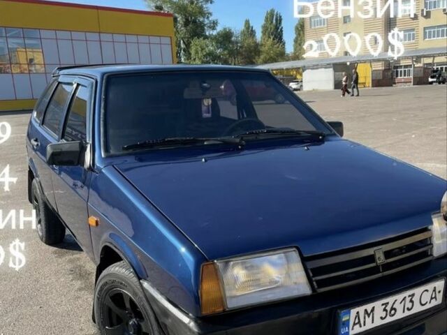 Синий ВАЗ 2109, объемом двигателя 1.5 л и пробегом 3 тыс. км за 1807 $, фото 1 на Automoto.ua