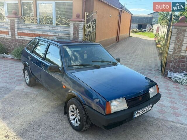 Синий ВАЗ 2109, объемом двигателя 1.5 л и пробегом 230 тыс. км за 1350 $, фото 1 на Automoto.ua