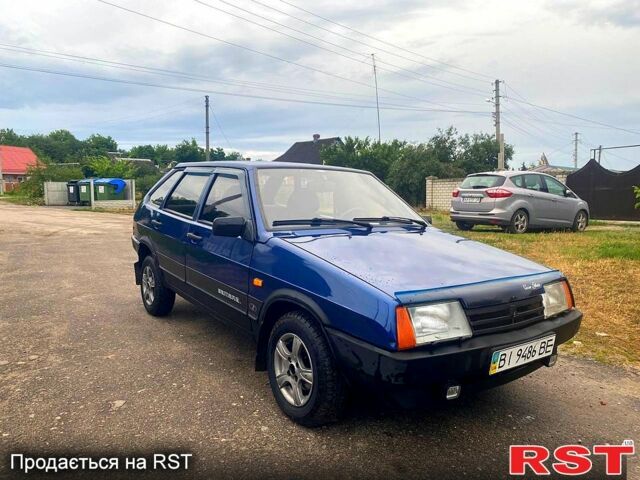 Синий ВАЗ 2109, объемом двигателя 1.5 л и пробегом 150 тыс. км за 1550 $, фото 1 на Automoto.ua