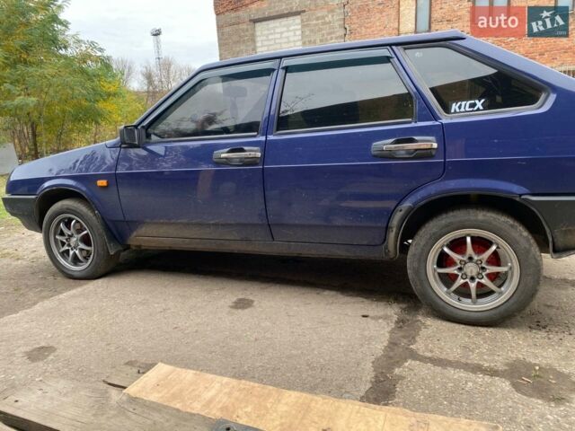Синій ВАЗ 2109, об'ємом двигуна 1.5 л та пробігом 250 тис. км за 2100 $, фото 1 на Automoto.ua