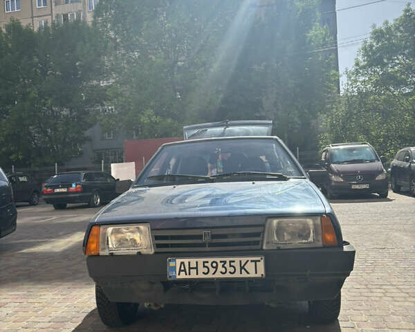 Синий ВАЗ 2109, объемом двигателя 1.5 л и пробегом 118 тыс. км за 1800 $, фото 1 на Automoto.ua