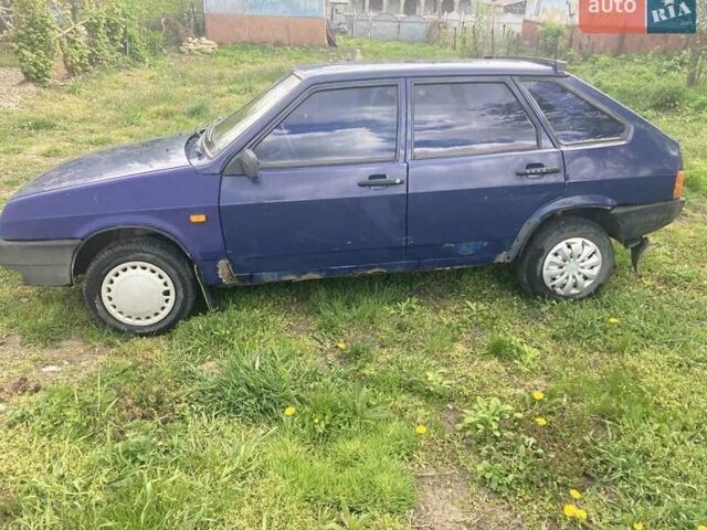 Синий ВАЗ 2109, объемом двигателя 1 л и пробегом 267 тыс. км за 480 $, фото 1 на Automoto.ua