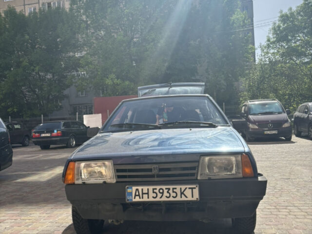 Синий ВАЗ 2109, объемом двигателя 1.5 л и пробегом 118 тыс. км за 1800 $, фото 1 на Automoto.ua