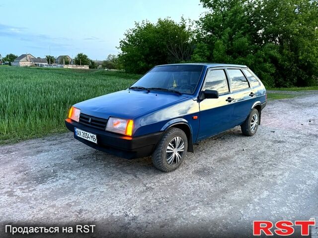 Синий ВАЗ 2109, объемом двигателя 1.5 л и пробегом 190 тыс. км за 1300 $, фото 1 на Automoto.ua