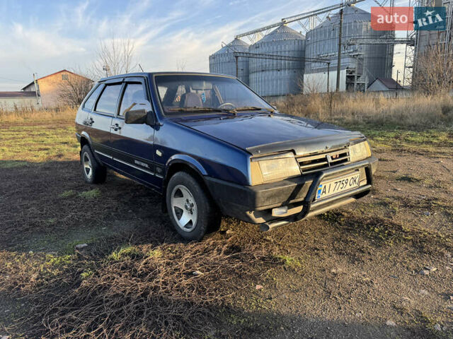 Синий ВАЗ 2109, объемом двигателя 1.5 л и пробегом 243 тыс. км за 1500 $, фото 1 на Automoto.ua