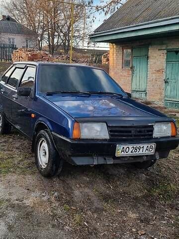 Синий ВАЗ 2109, объемом двигателя 1.5 л и пробегом 200 тыс. км за 1500 $, фото 1 на Automoto.ua