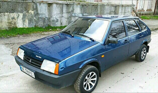 Синий ВАЗ 2109, объемом двигателя 1.5 л и пробегом 120 тыс. км за 1100 $, фото 1 на Automoto.ua