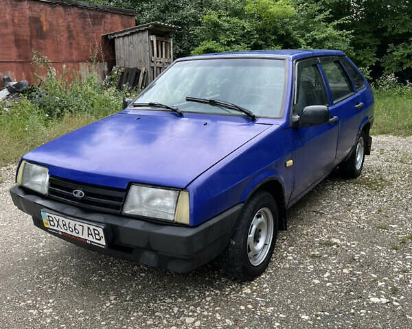 Синий ВАЗ 2109, объемом двигателя 1.5 л и пробегом 770 тыс. км за 800 $, фото 1 на Automoto.ua