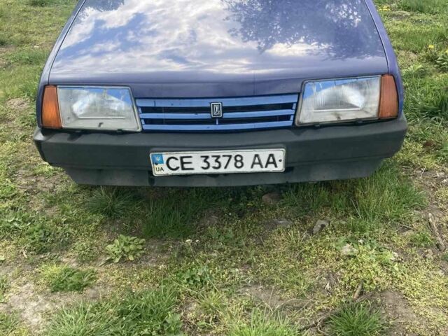 Синий ВАЗ 2109, объемом двигателя 1 л и пробегом 267 тыс. км за 480 $, фото 1 на Automoto.ua