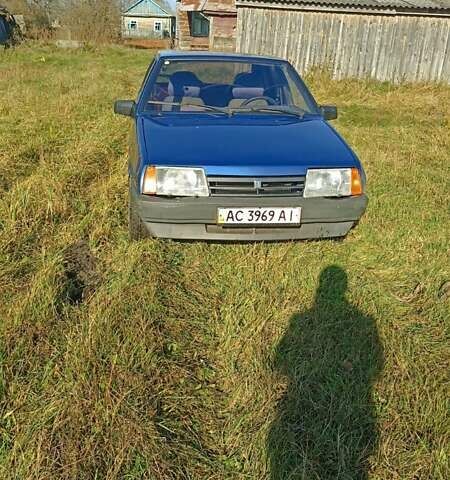 Синий ВАЗ 2109, объемом двигателя 1.5 л и пробегом 200 тыс. км за 1350 $, фото 1 на Automoto.ua