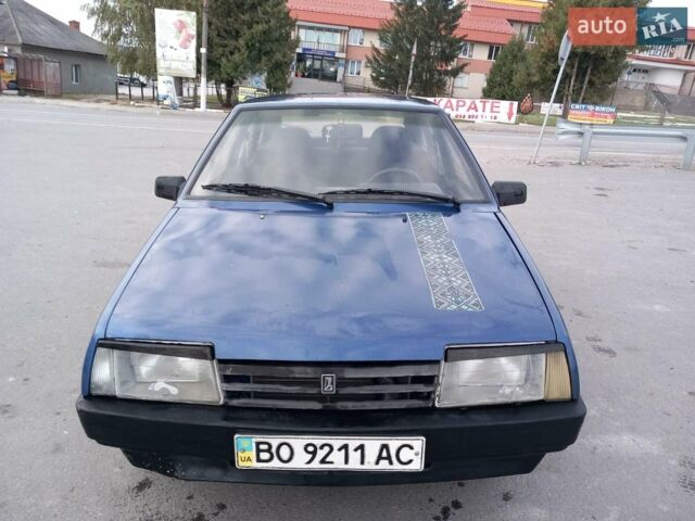 Синий ВАЗ 2109, объемом двигателя 1.5 л и пробегом 200 тыс. км за 1000 $, фото 1 на Automoto.ua