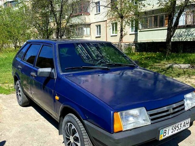 Синий ВАЗ 2109, объемом двигателя 1.5 л и пробегом 130 тыс. км за 1450 $, фото 1 на Automoto.ua