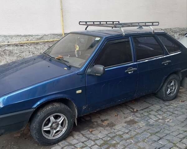 Синий ВАЗ 2109, объемом двигателя 1.5 л и пробегом 183 тыс. км за 1300 $, фото 1 на Automoto.ua