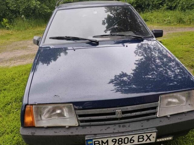 Синий ВАЗ 2109, объемом двигателя 1.5 л и пробегом 250 тыс. км за 800 $, фото 1 на Automoto.ua