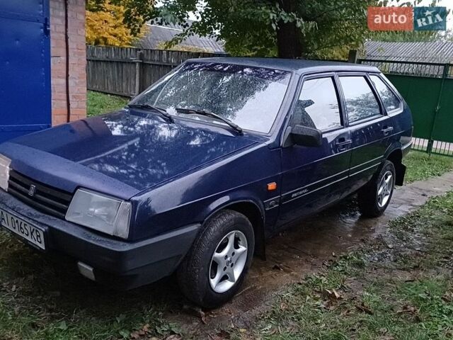 Синий ВАЗ 2109, объемом двигателя 1.5 л и пробегом 160 тыс. км за 1500 $, фото 1 на Automoto.ua