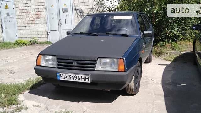 Синий ВАЗ 2109, объемом двигателя 1.5 л и пробегом 212 тыс. км за 1100 $, фото 1 на Automoto.ua