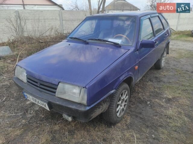 Синий ВАЗ 2109, объемом двигателя 1.5 л и пробегом 200 тыс. км за 650 $, фото 1 на Automoto.ua